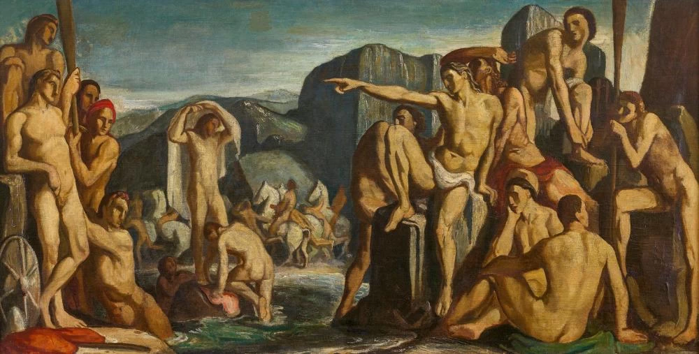Pierre Puvis de Chavannes - Bagnanti 1